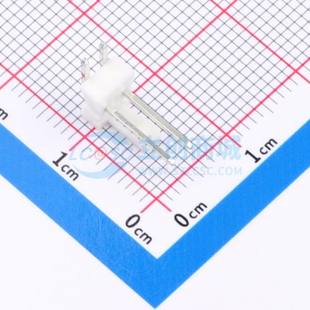 1x2P 间距:2.54mm 弯插 【插件】实物图