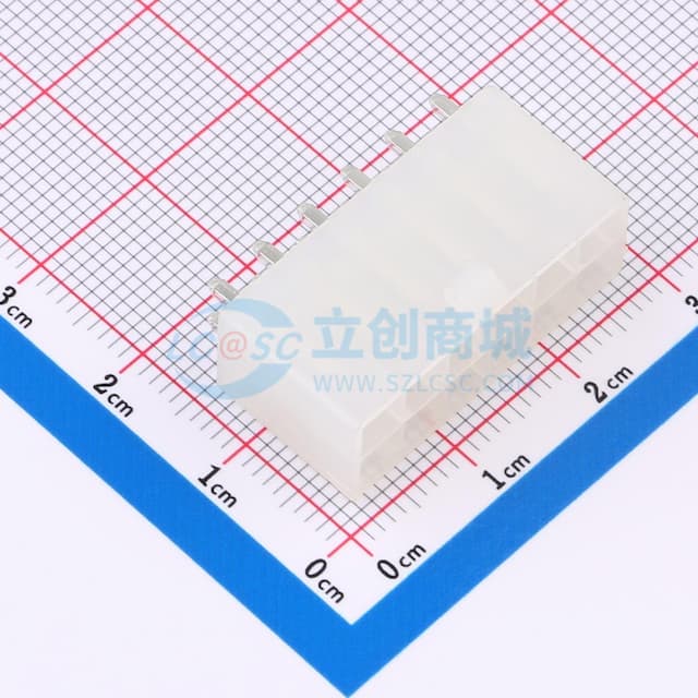 2x6P 间距:4.2mm 直插 【插件】实物图