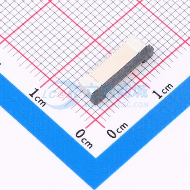 抽屉式 下接 P数:15P 间距:0.5mm实物图