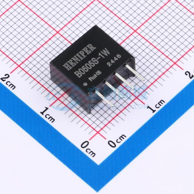 1W定电压输入隔离非稳压单路输出DC-DC模块电源【电源】实物图