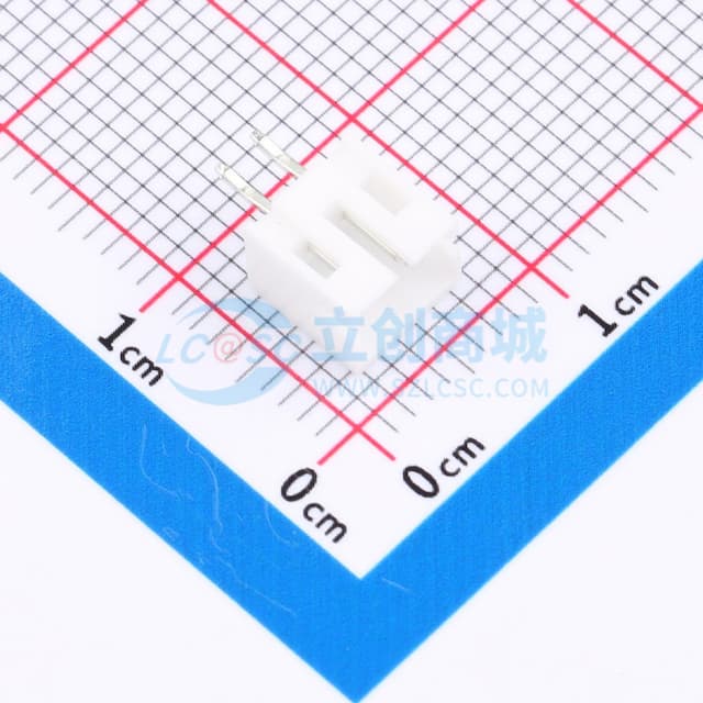 1x2P 间距:2mm 直插 系列:PH 【插件】实物图