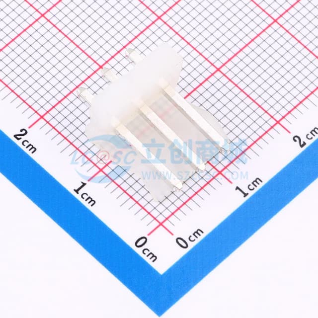 1x3P 间距:3.96mm 直插 系列:CH 【插件】实物图