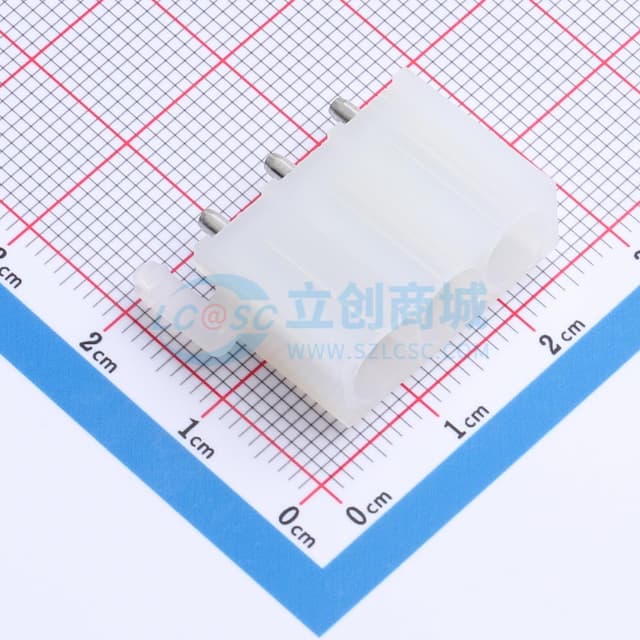 1x3P 间距:6.7mm 直插实物图