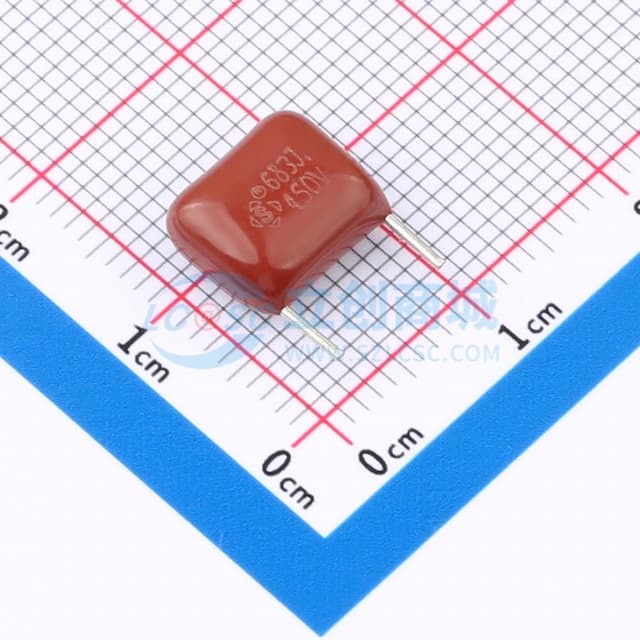 68nF ±5% 450V P=7.5 L=3.5 CL21 9.5*8.5*5实物图
