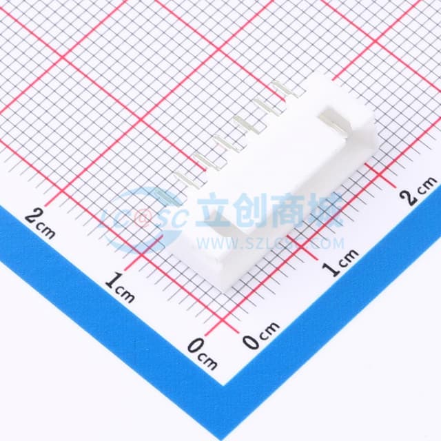 1x7P 间距:2.5mm 直插 系列:XH 【插件】实物图
