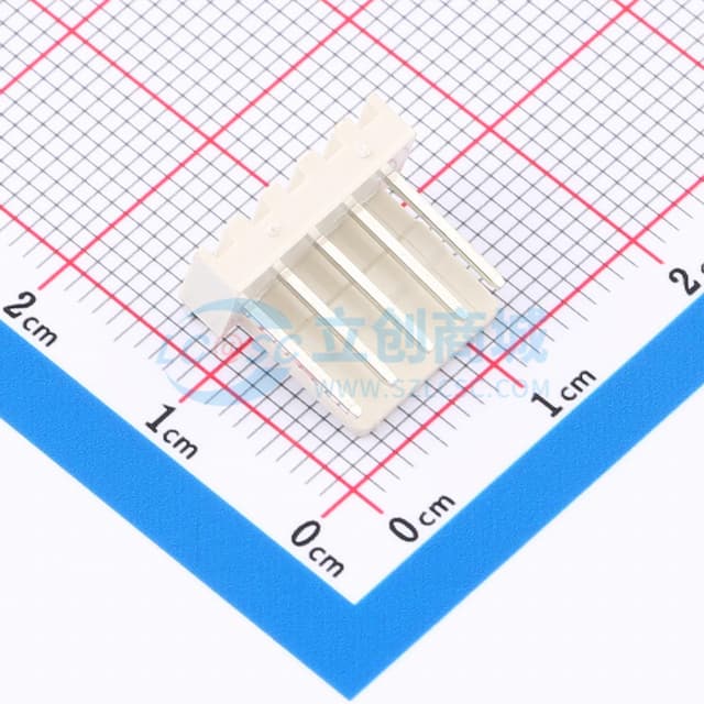 1x5P 间距:2.54mm 弯插 系列:KK 254(MX2510) 【插件】实物图