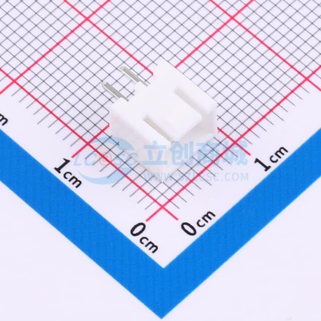 - 1x2P 间距:2.5mm 直插【插件】实物图
