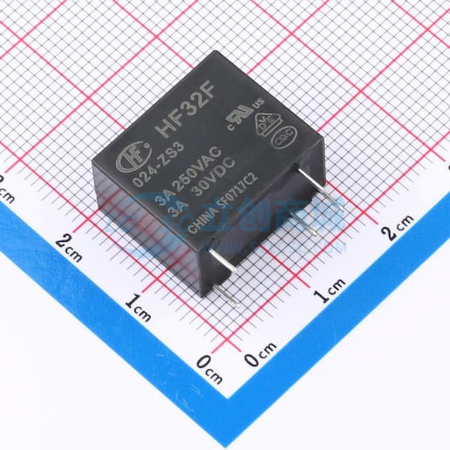 24V 3A 一组转换:1C(单刀双掷-转换)【继电】实物图