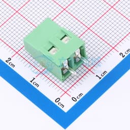 1x2P 5.08mm 直插 排数:1 每排P数:2 【插件】缩略图