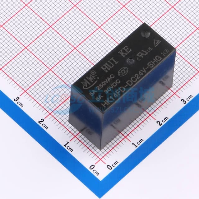 24V 一组转换:1C(单刀双掷-转换)【继电】实物图