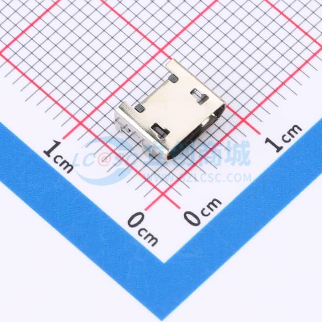 Micro卧贴母座实物图