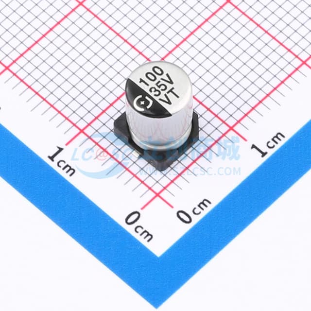 100uF ±20% 35V实物图