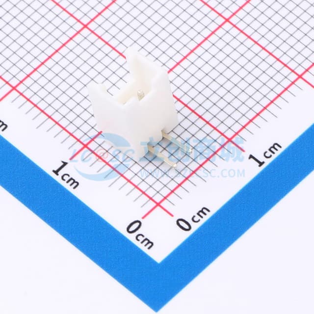 1x2P 间距:2mm 弯插 系列:HY 【插件】实物图