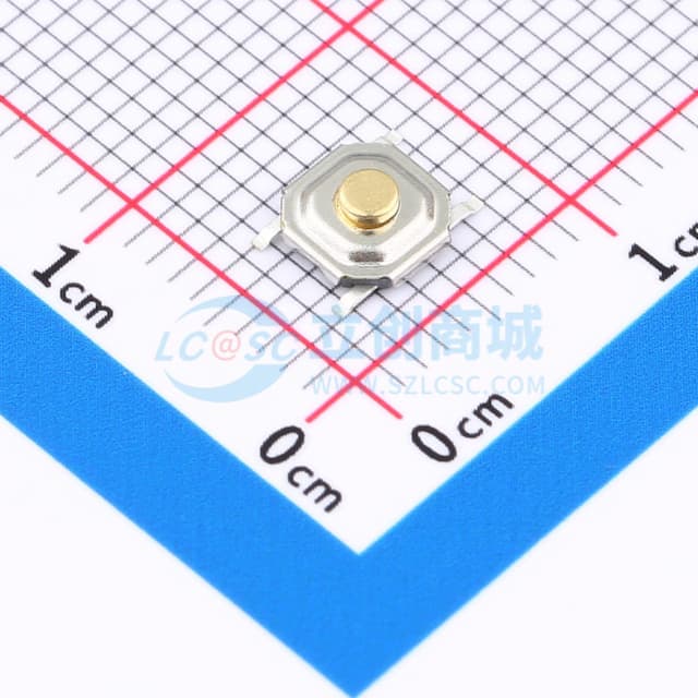5.2*5.2*1.8mm 立贴 轻触开关实物图