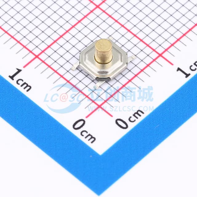 5.2*5.2*3.5mm 立贴 轻触开关实物图