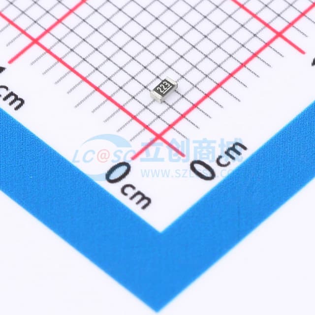 22kΩ ±1% 100mW 厚膜电阻实物图