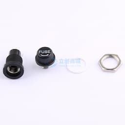 上盖+基座+螺母+胶圈四件套 保险座5*20 上盖+基座+螺母+胶圈四件套缩略图