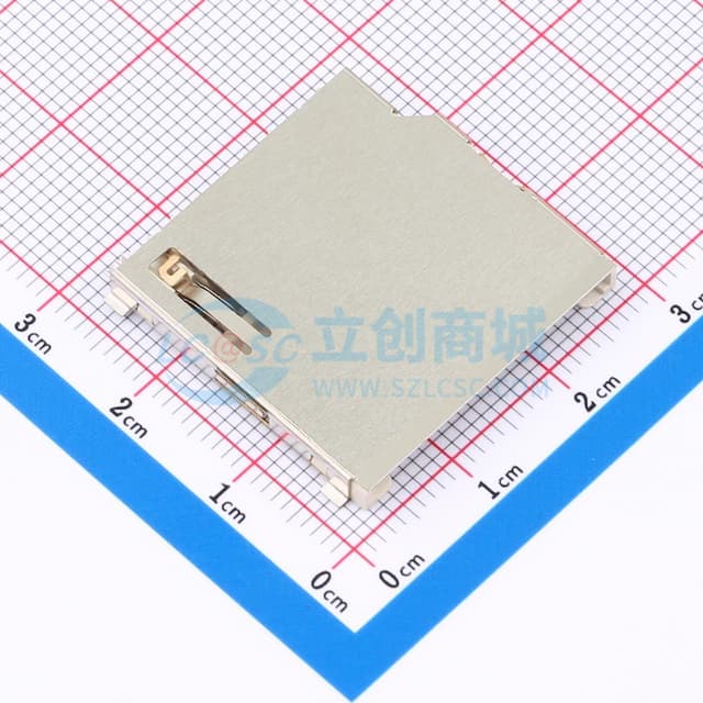 拔插式 标准SD卡 卡座实物图