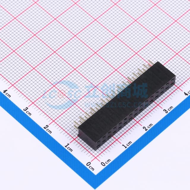 2x15P 间距:2.54mm 直插 【排针】实物图