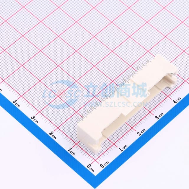 2x16P 间距:2.5mm 直插 系列:XAD 【插件】实物图