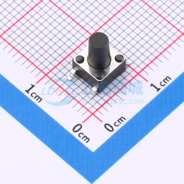 6*6*9 贴片轻触开关180G实物图