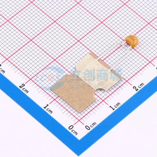 100nF ±10% 50V 【直插】实物图