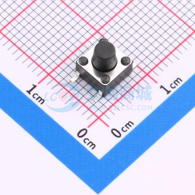 6*6*6.5mm 立贴 轻触开关实物图