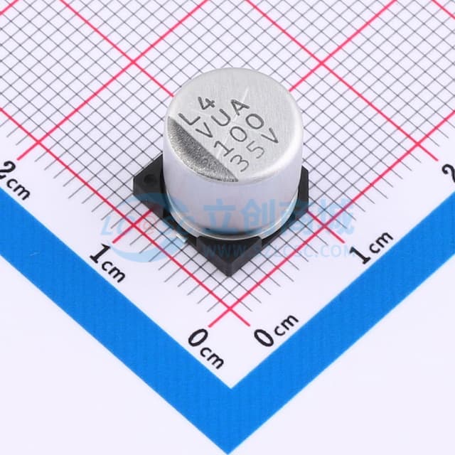 100uF ±20% 35V实物图