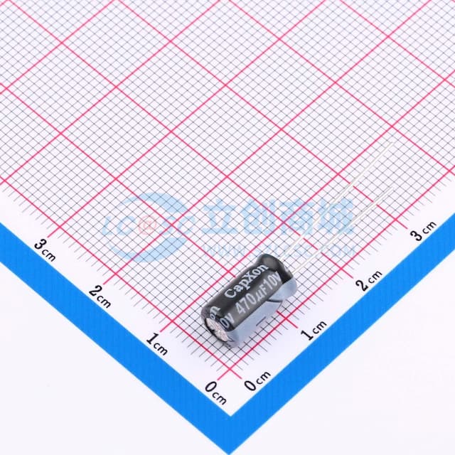 470uF ±20% 10V 【引线】实物图
