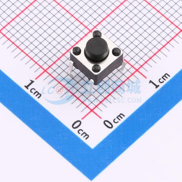 6*6*5mm 直插 轻触开关 【轻触】实物图