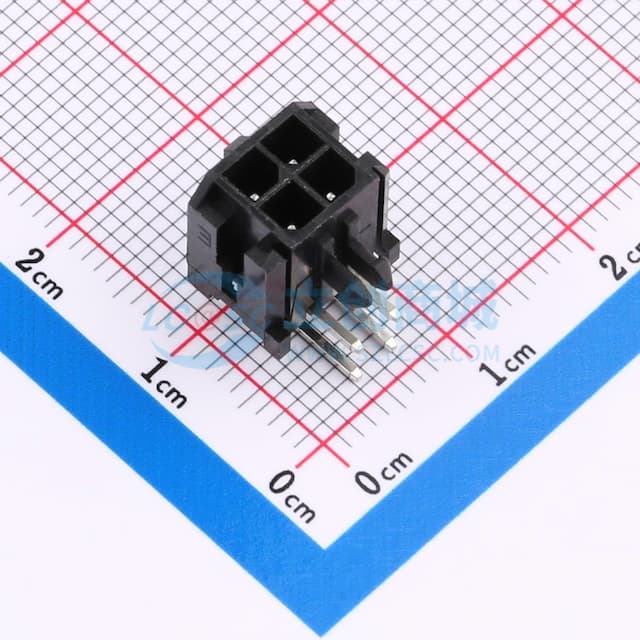 2x2P 间距:3mm 弯插 【插件】实物图