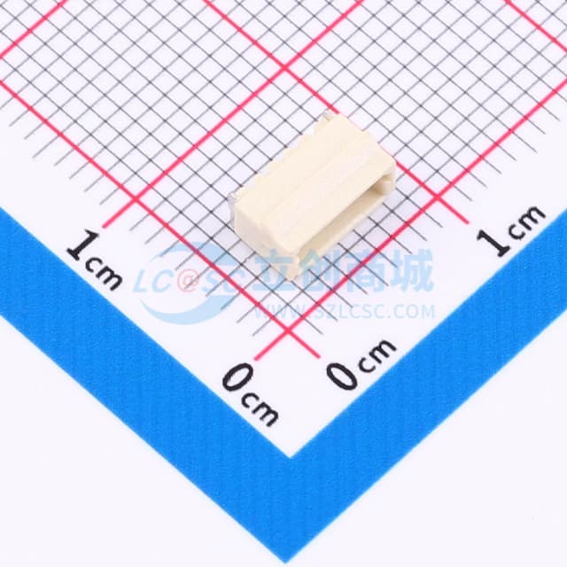 1x5P 间距:1mm 卧贴实物图