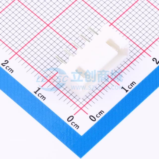 1x5P 间距:2.5mm 直插 系列:XH 【插件】实物图