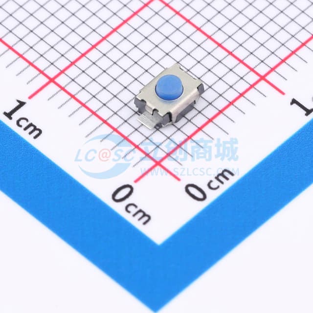 4*3*2mm 立贴 轻触开关实物图