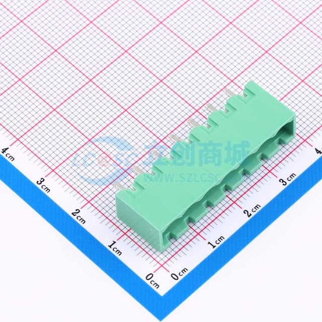 卡扣固定 1x7P 5.08mm 排数:1 每排P数:7 【插拔】实物图