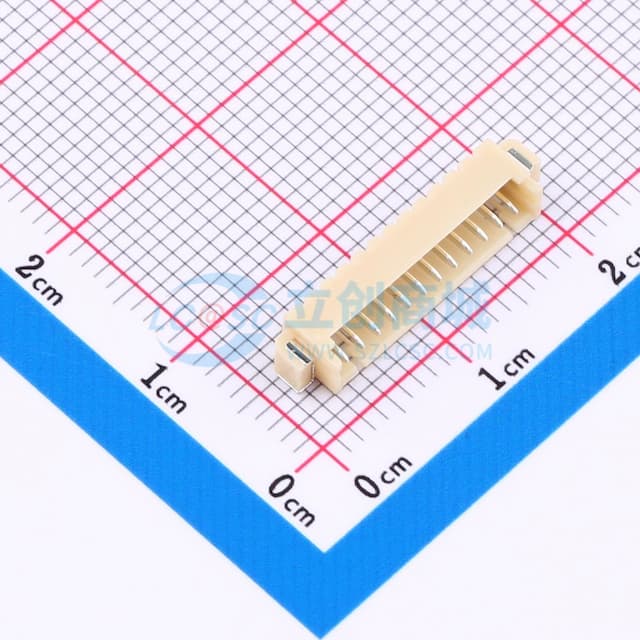 1x12P 间距:1.25mm 卧贴实物图