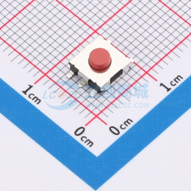 6.2*6.2*2.5红钮铜盖5P贴片260g实物图