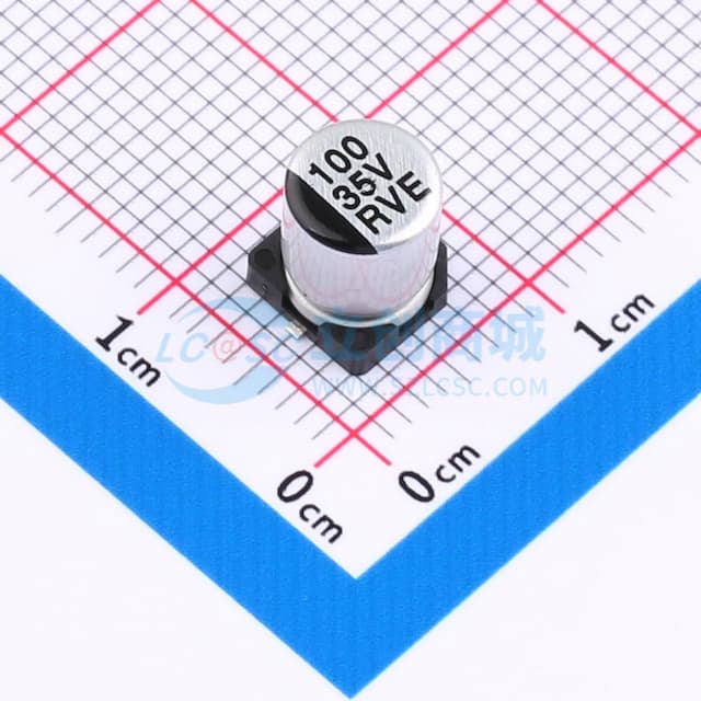 100uF ±20% 35V实物图