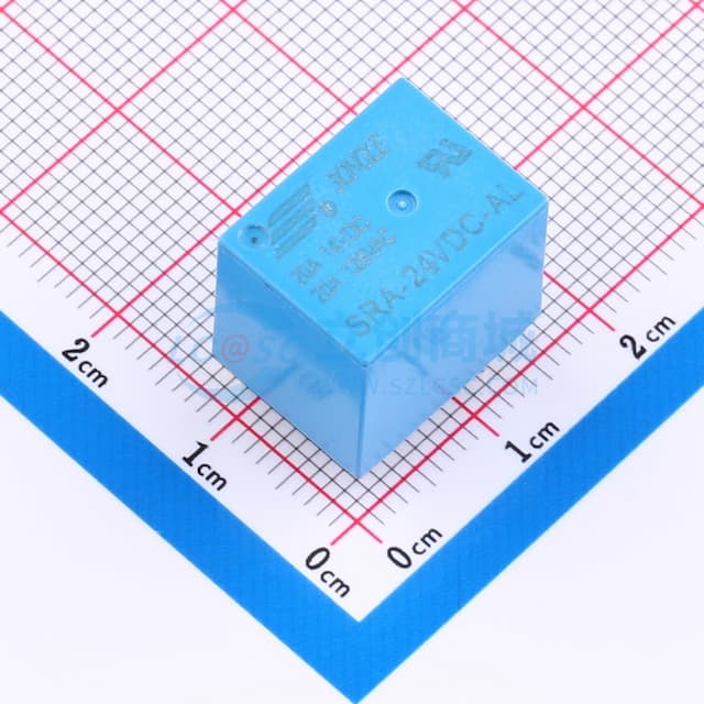 蓝色 单组转换型继电器【继电】实物图