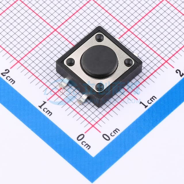 12*12*4.3mm 立贴 轻触开关实物图