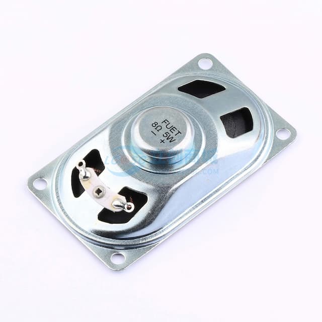 喇叭70*40MM-H16.8 8Ω5W 接线实物图