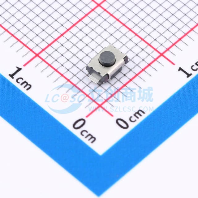3.95*3*2mm 立贴 轻触开关实物图