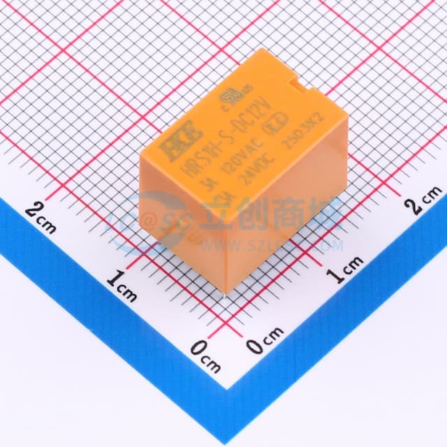 12V 3A 一组转换:1C(单刀双掷转换)【继电】实物图