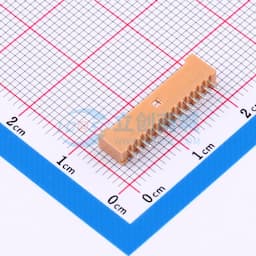 土黃 1x14P 间距:1.25mm 直插【插件】缩略图