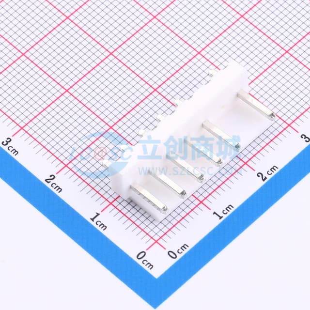1x7P 间距:3.96mm 直插 系列:VH 【插件】实物图