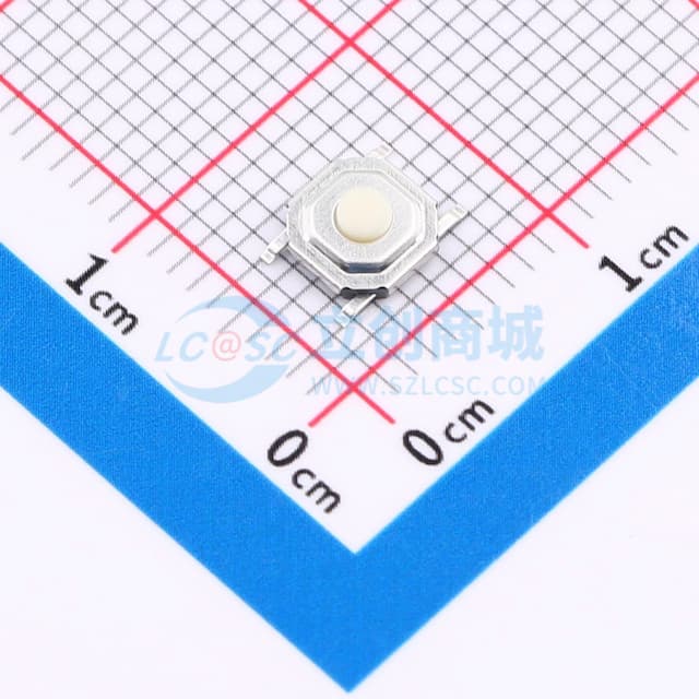 5.2*5.2*1.5mm 立贴 轻触开关实物图
