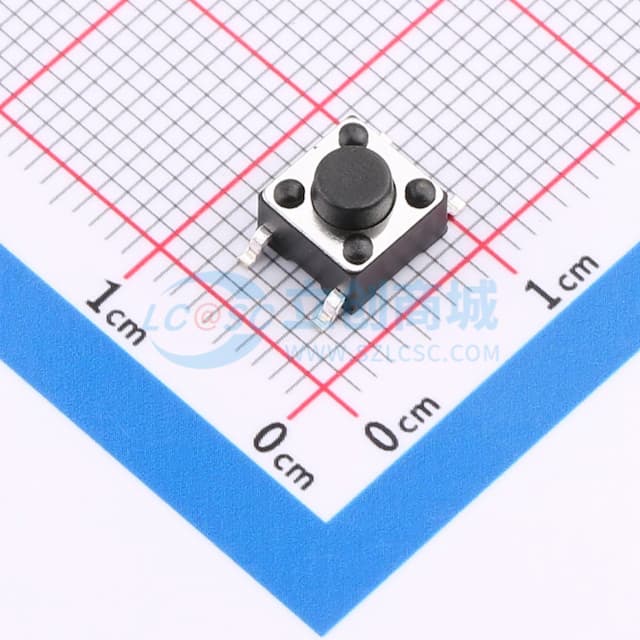 6.1*6.1*5mm 立贴 轻触开关实物图