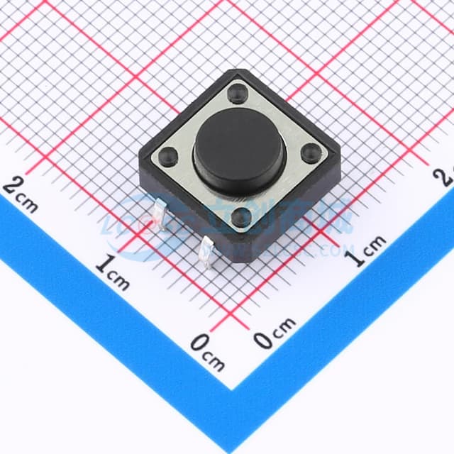 12*12*5mm 直插 轻触开关【轻触】实物图