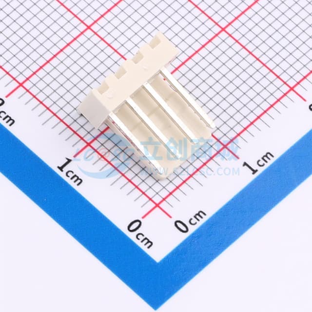 1x4P 间距:2.54mm 弯插 系列:KK 254(MX2510) 【插件】实物图