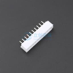 白色 1x10P 间距:2.5mm 直插【插件】缩略图